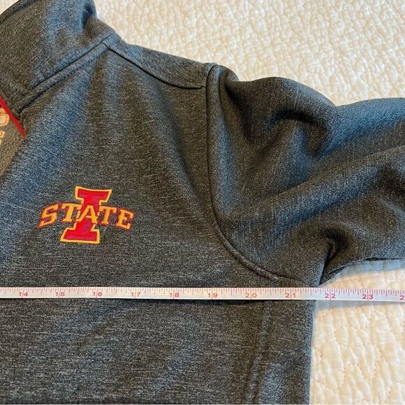 ✨ Colosseum Gray Iowa State Full Zip Jacket Small - Picture 10 of 11